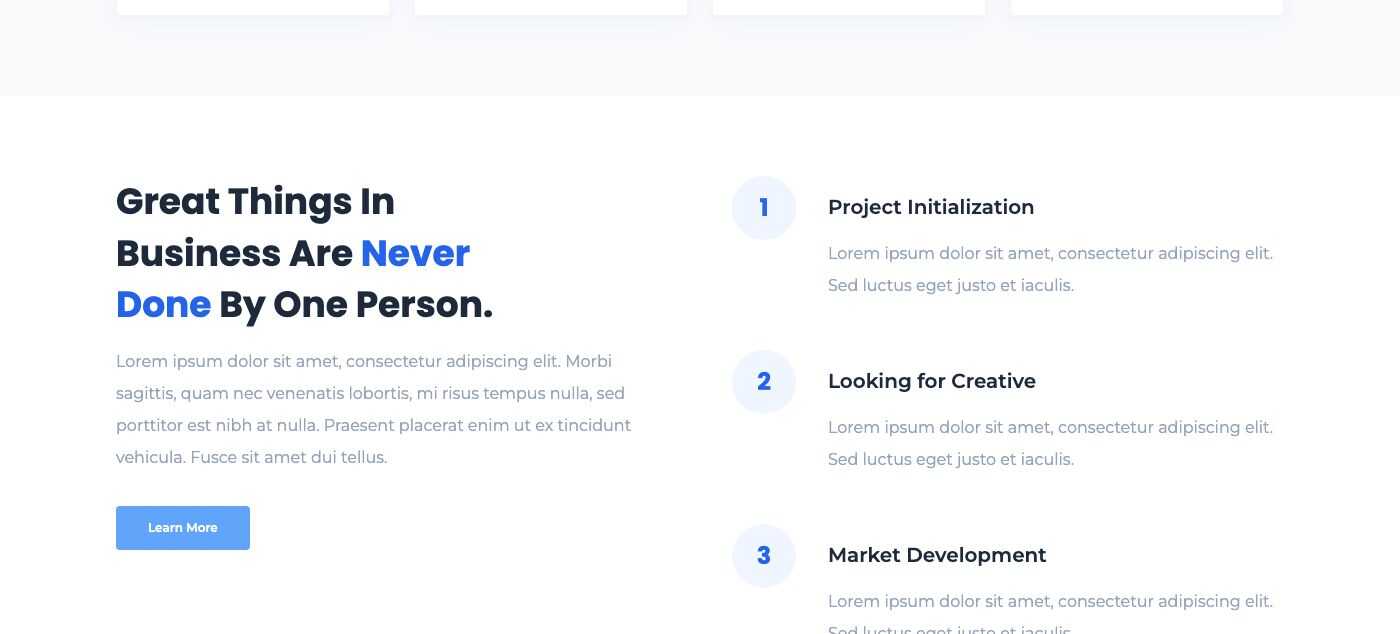 2 columns text