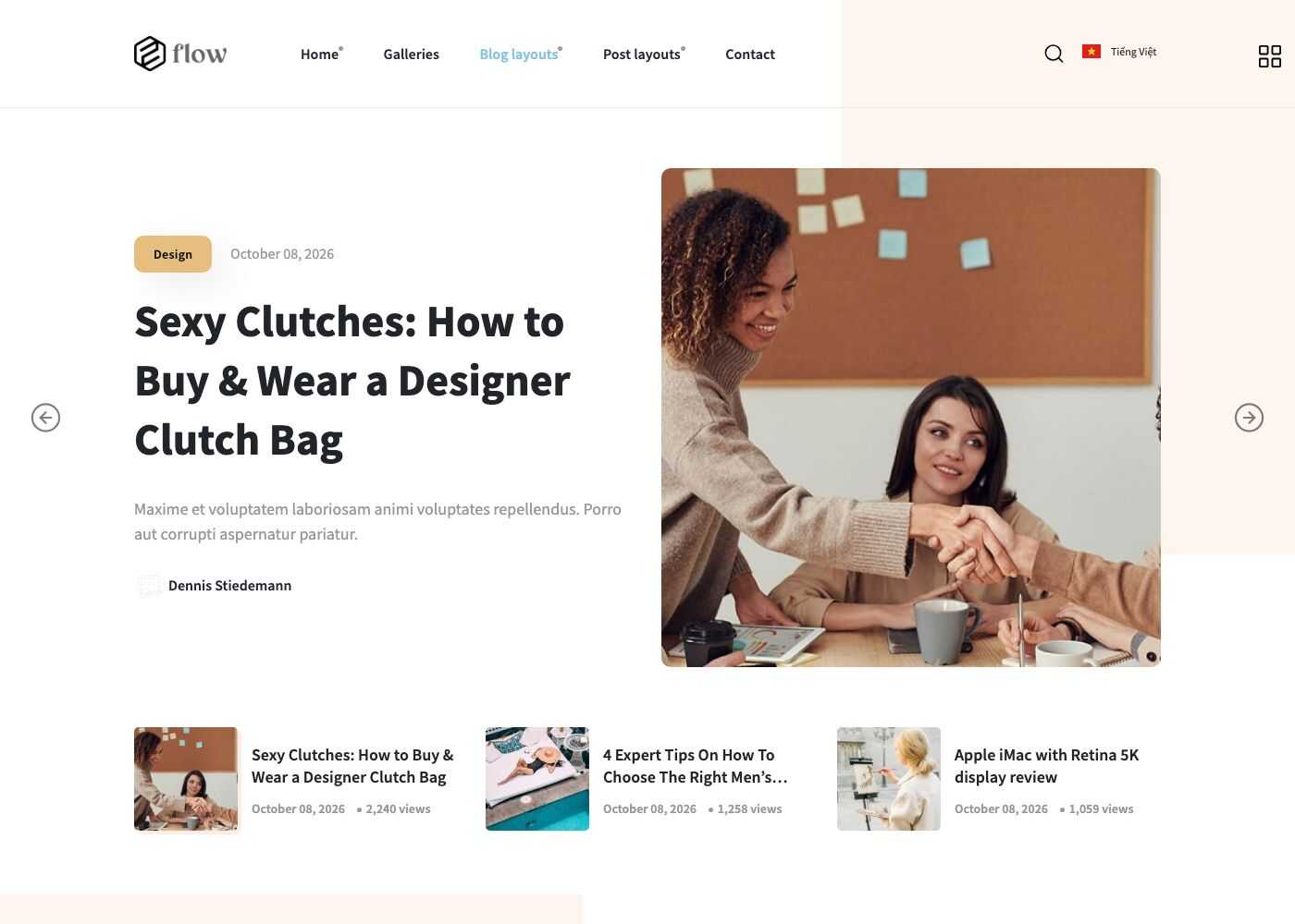Blog grid