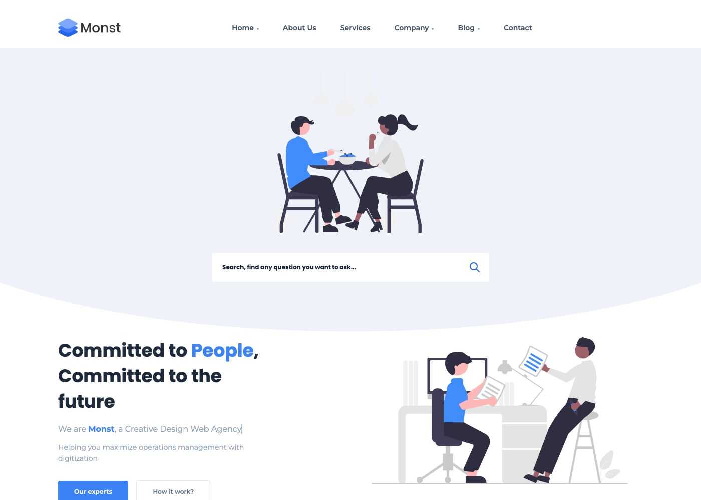 FAQs page