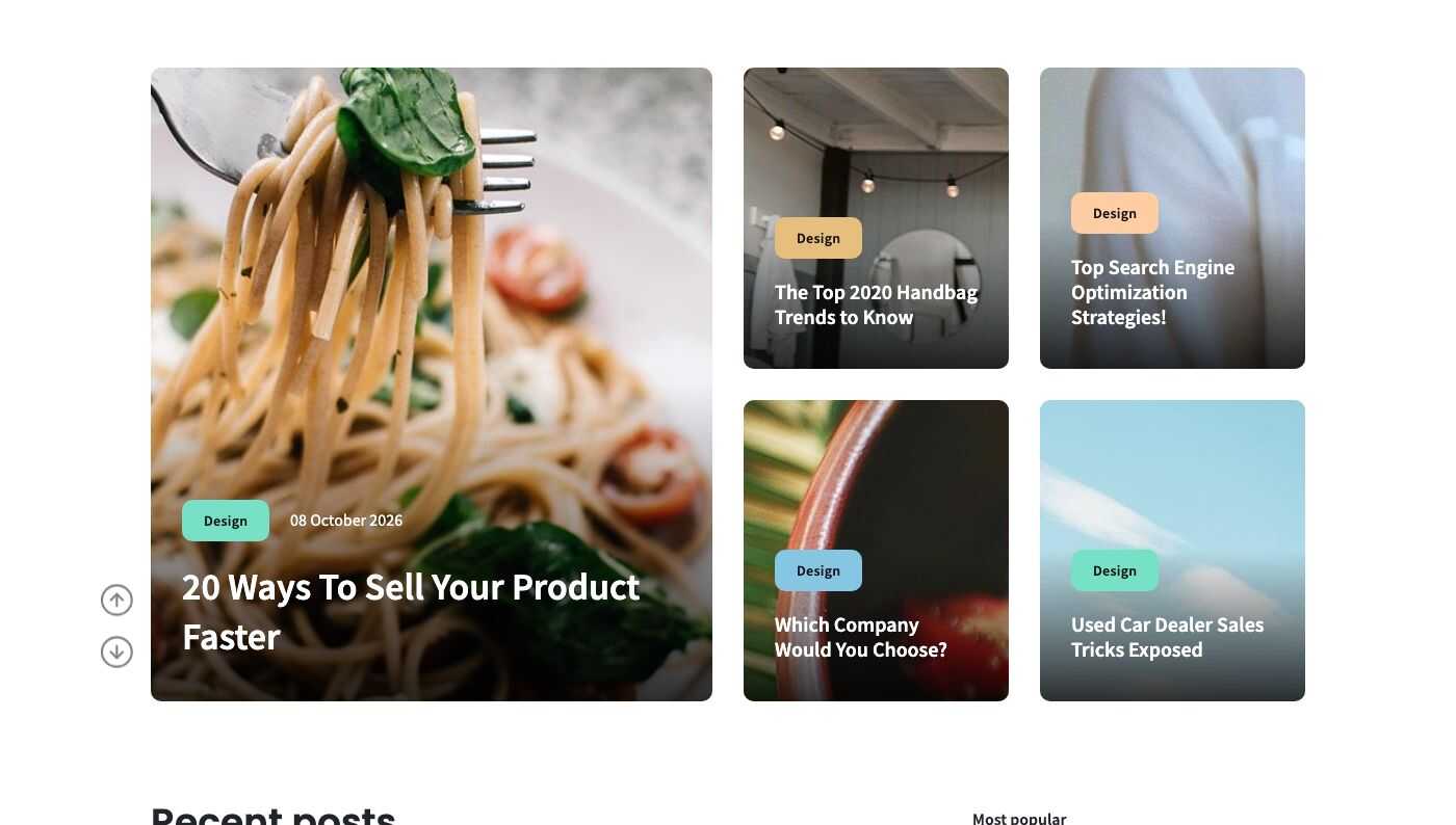 Featured grid