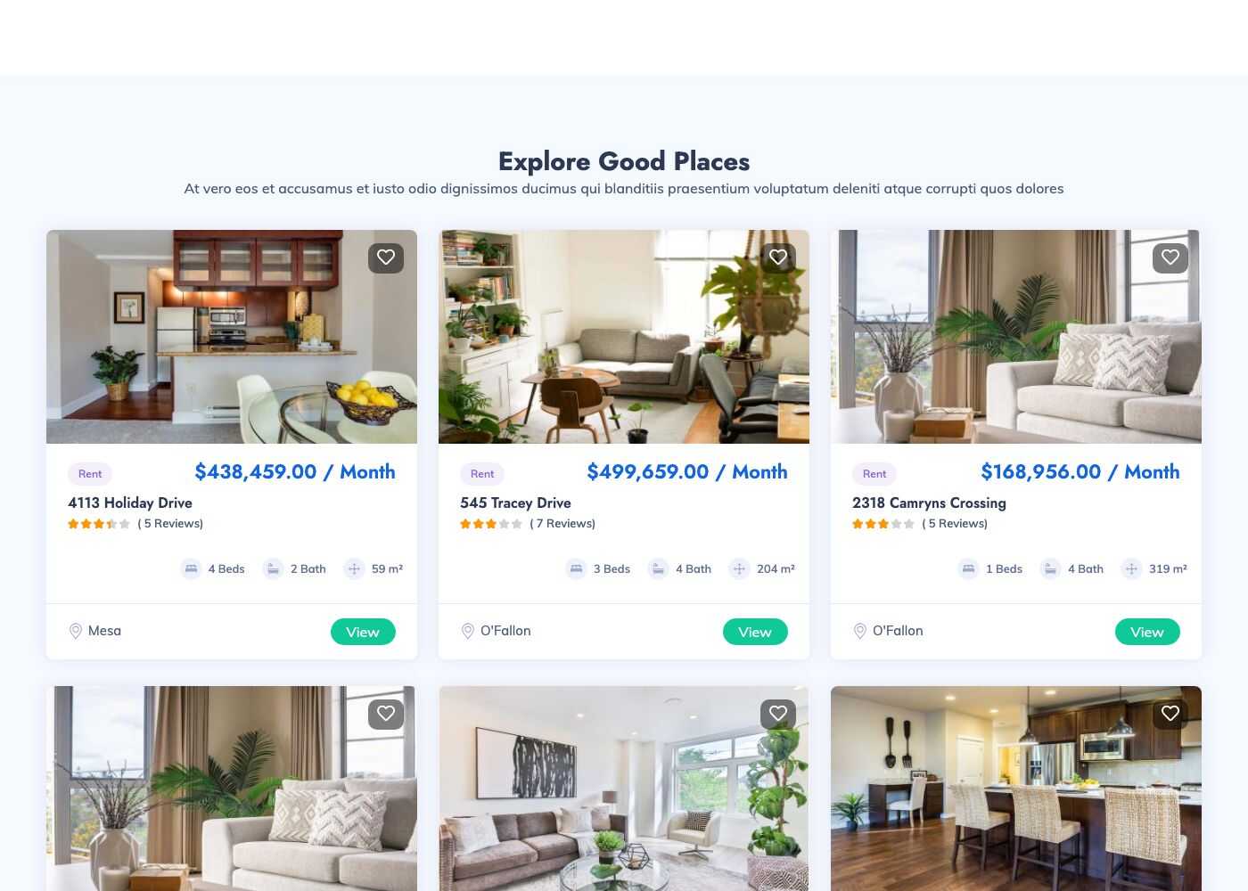 Featured properties style 2
