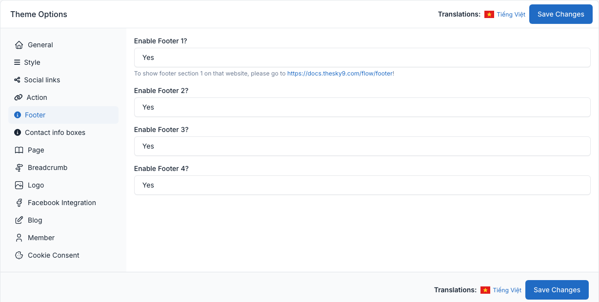 Footer