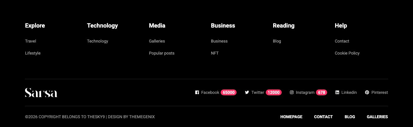 Footer