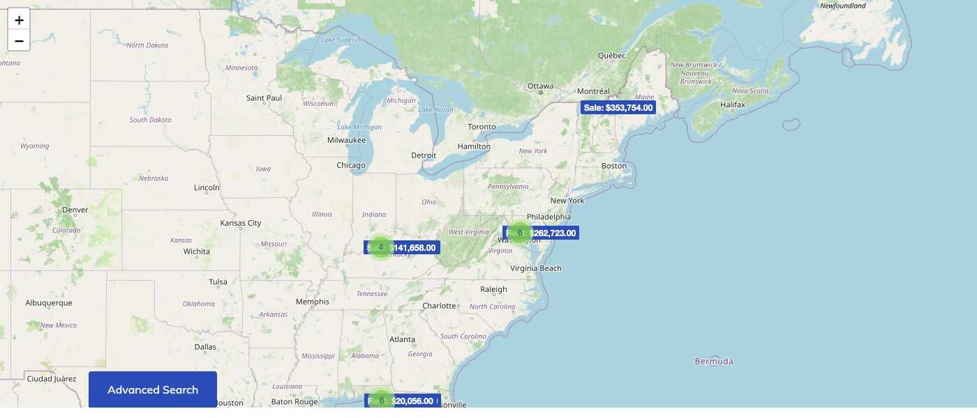 Hero banner map