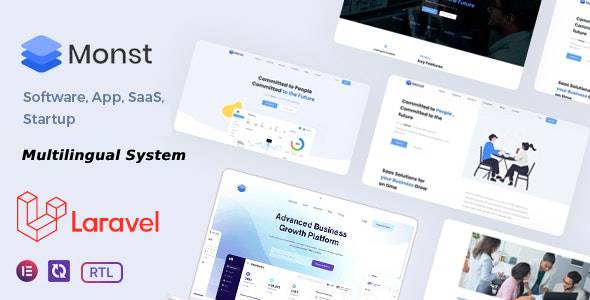 Monst is a great collection of flexible & creative landing page