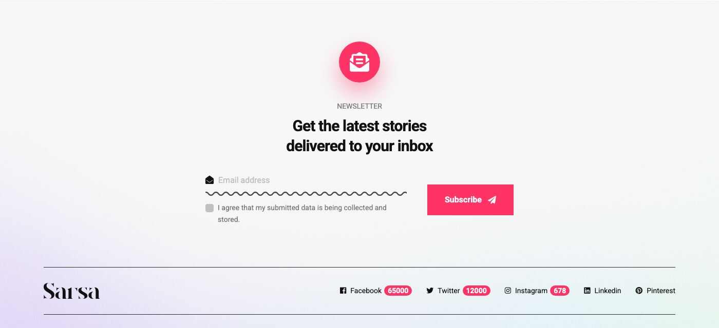 Newsletter Type 5