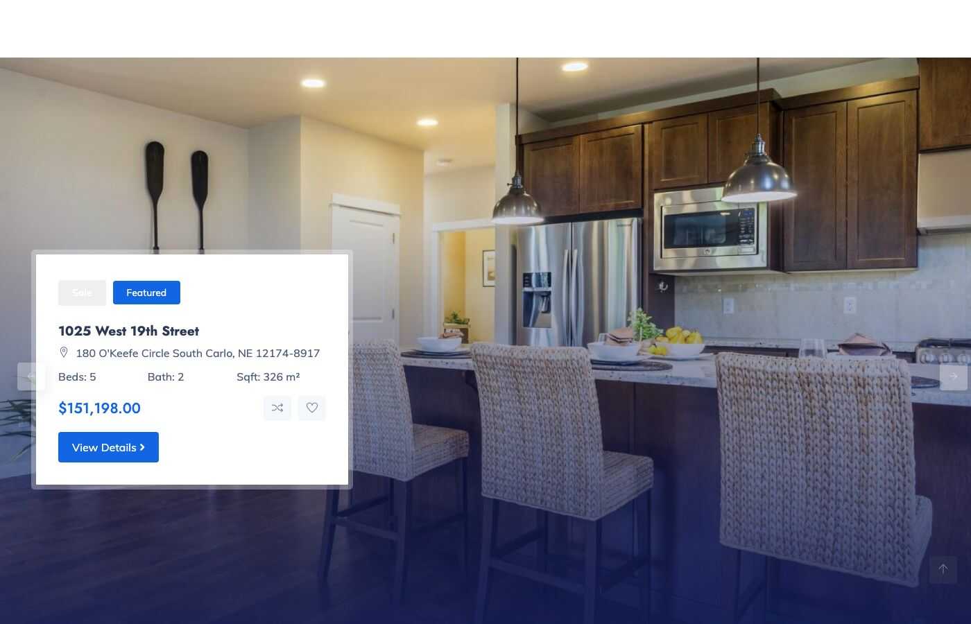 Properties hero slide
