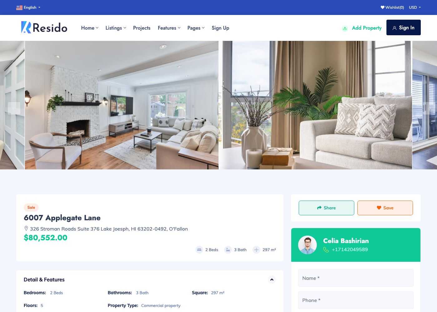 Property page