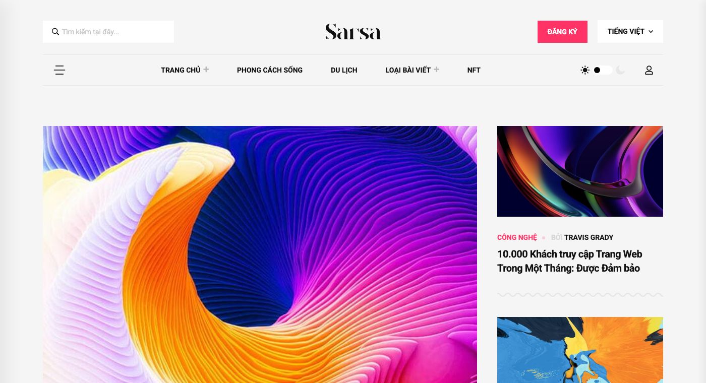 Vietnamese home page